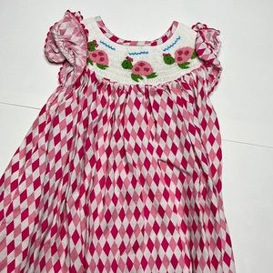 Dibble dabble size 3 turtle smocked dress
